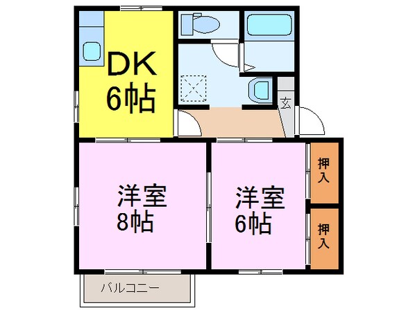 タウニィＬの物件間取画像